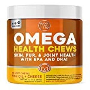 Ready Pet Go! Omega 3 for Dogs | Fish Oil for Dog Shedding, Skin
