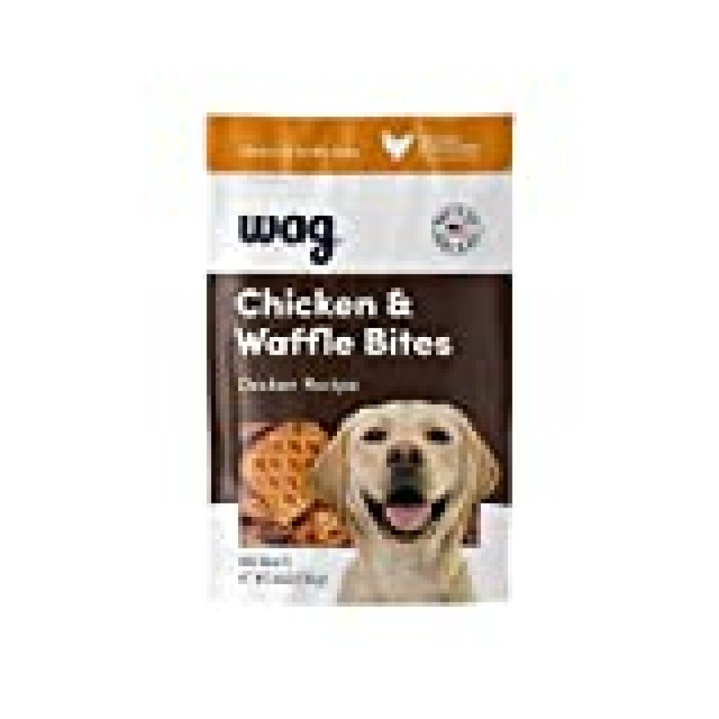 Amazon Brand Wag Treats Chicken and Waffle Bites 6oz
