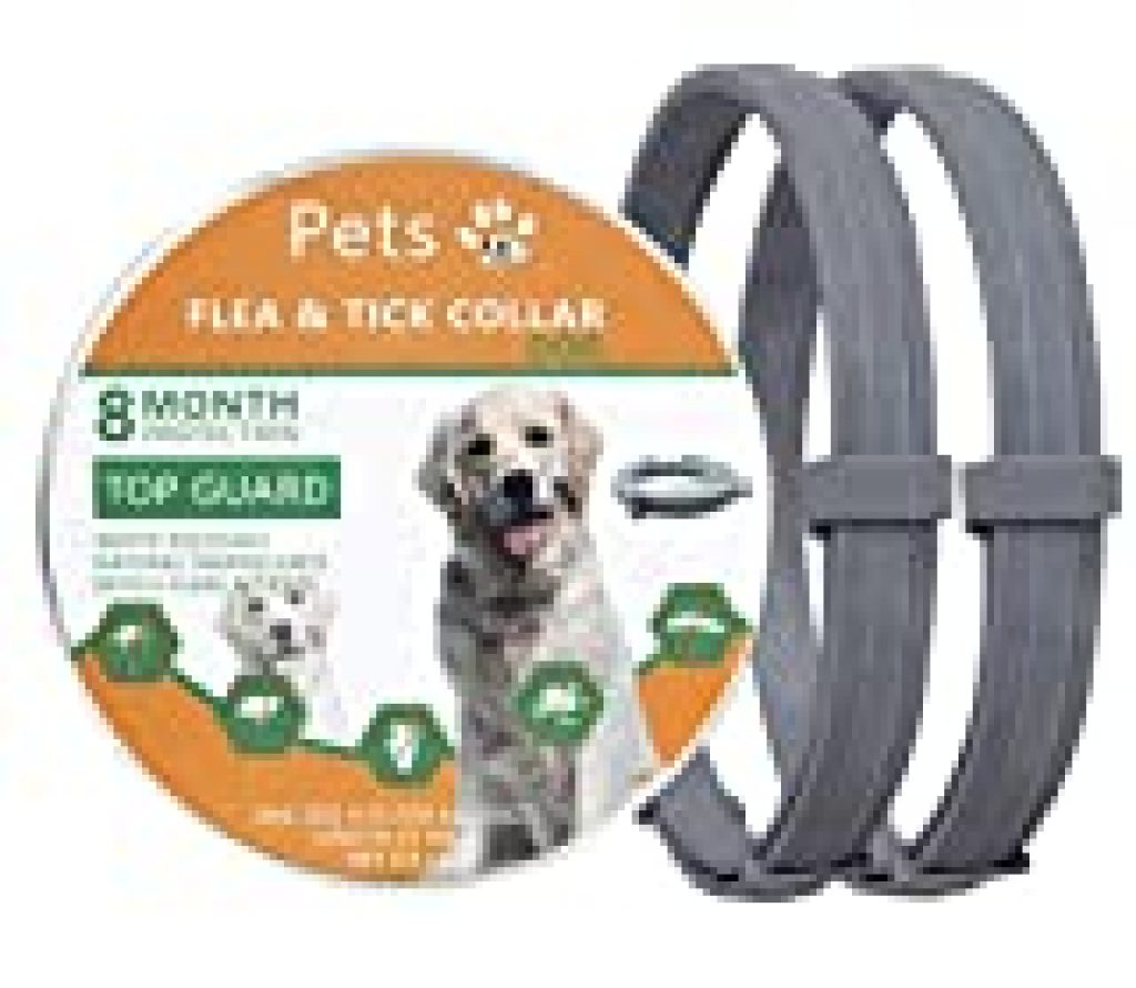 Petsvv 2 Pack Flea and Tick Prevention for Dogs Collar, Allergy Free