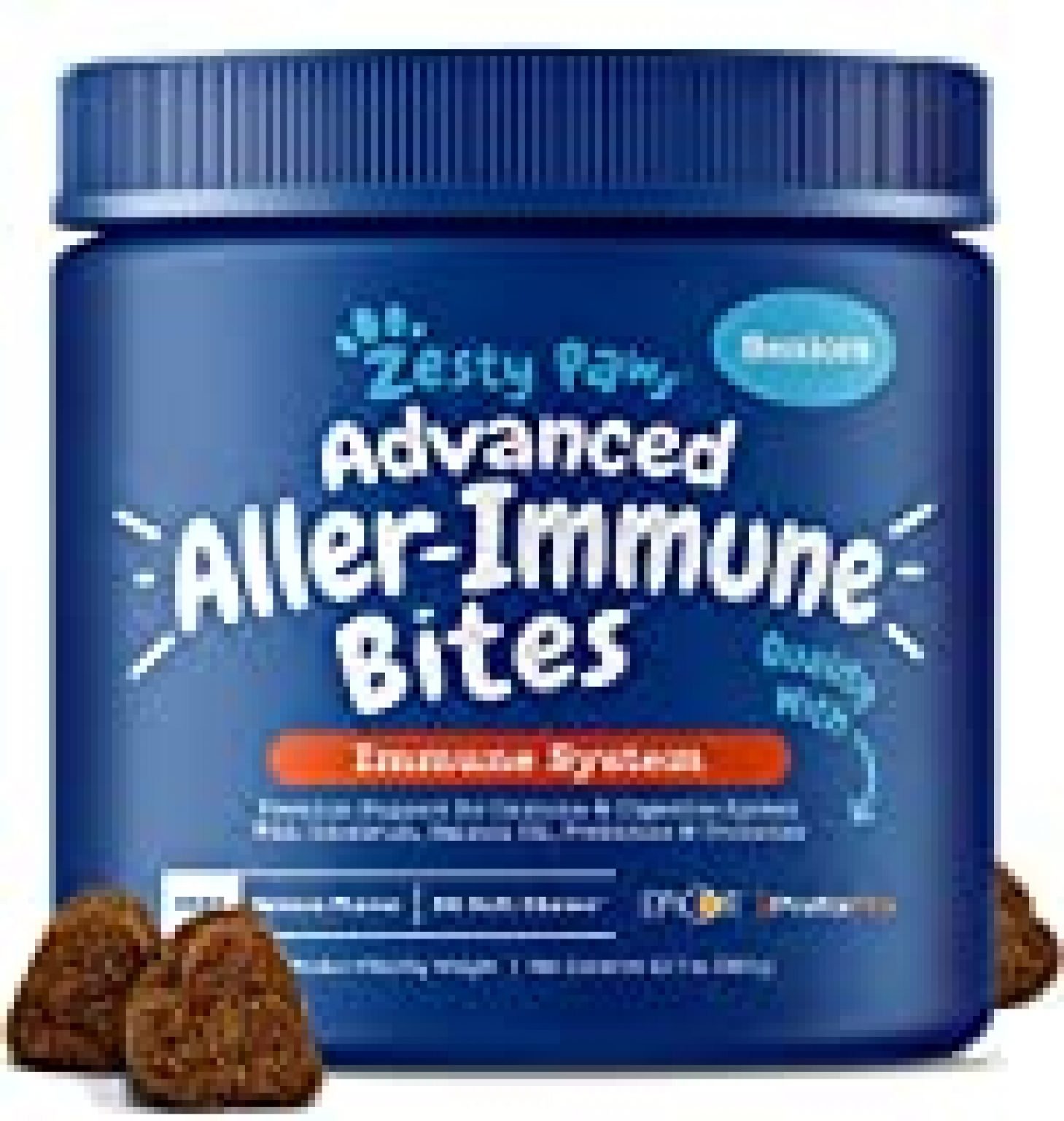 Zesty Paws Advanced Allergy Immune Supplement for Dogs with Omega 3