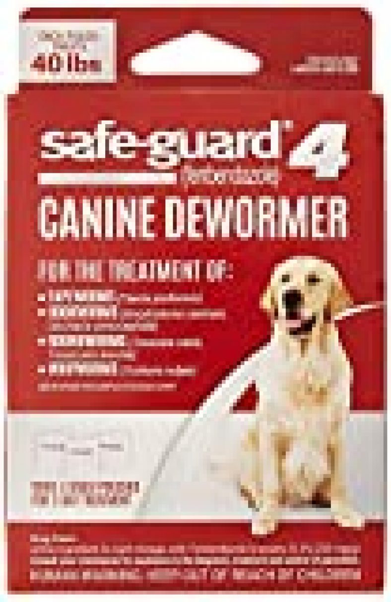 Excel 8in1 SafeGuard Canine Dewormer for Large Dogs, 3 Day Treatment, Red, 40 lbs/pouch (J7164