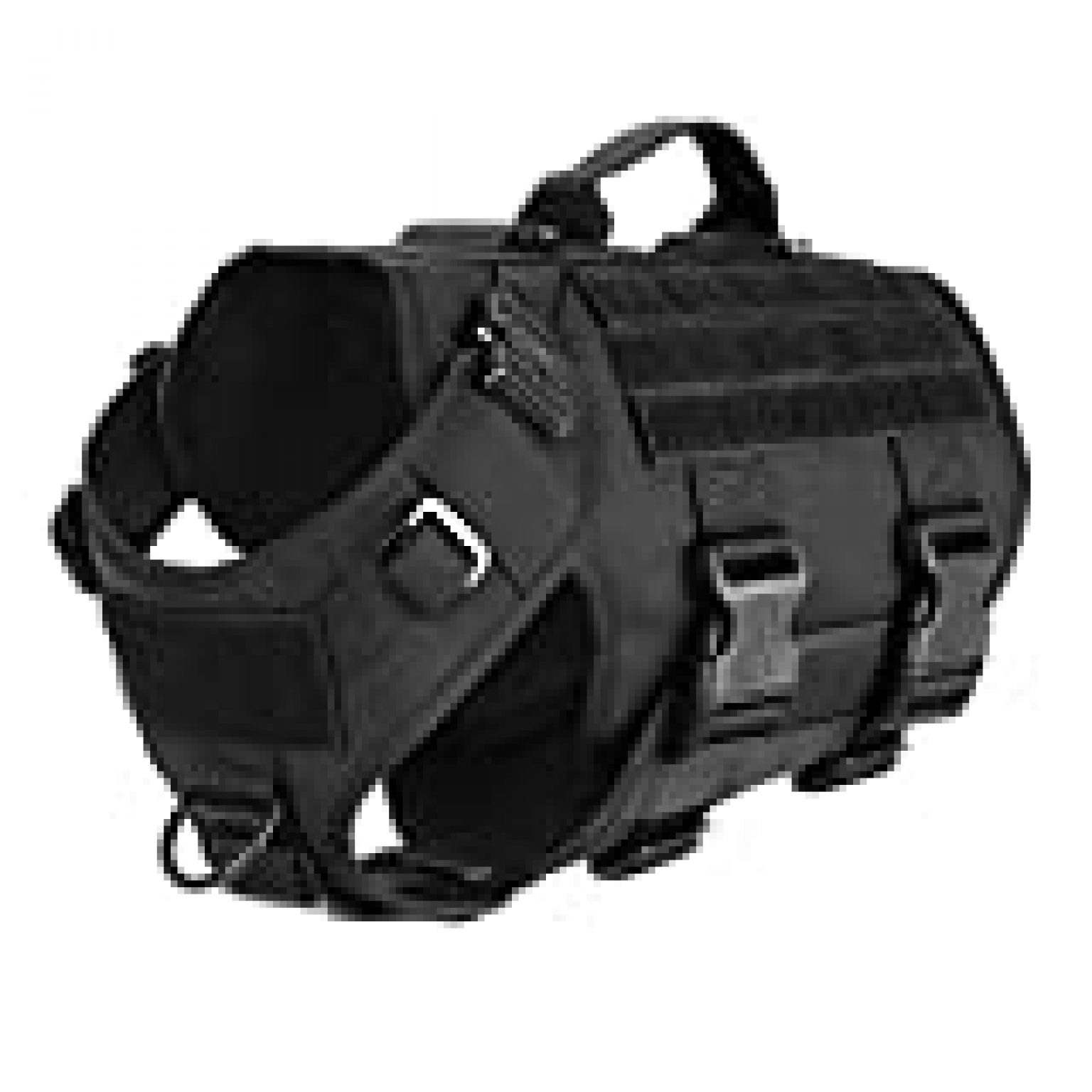 ICEFANG Tactical Dog Operation Harness with 6X Buckle,Dog Molle Vest