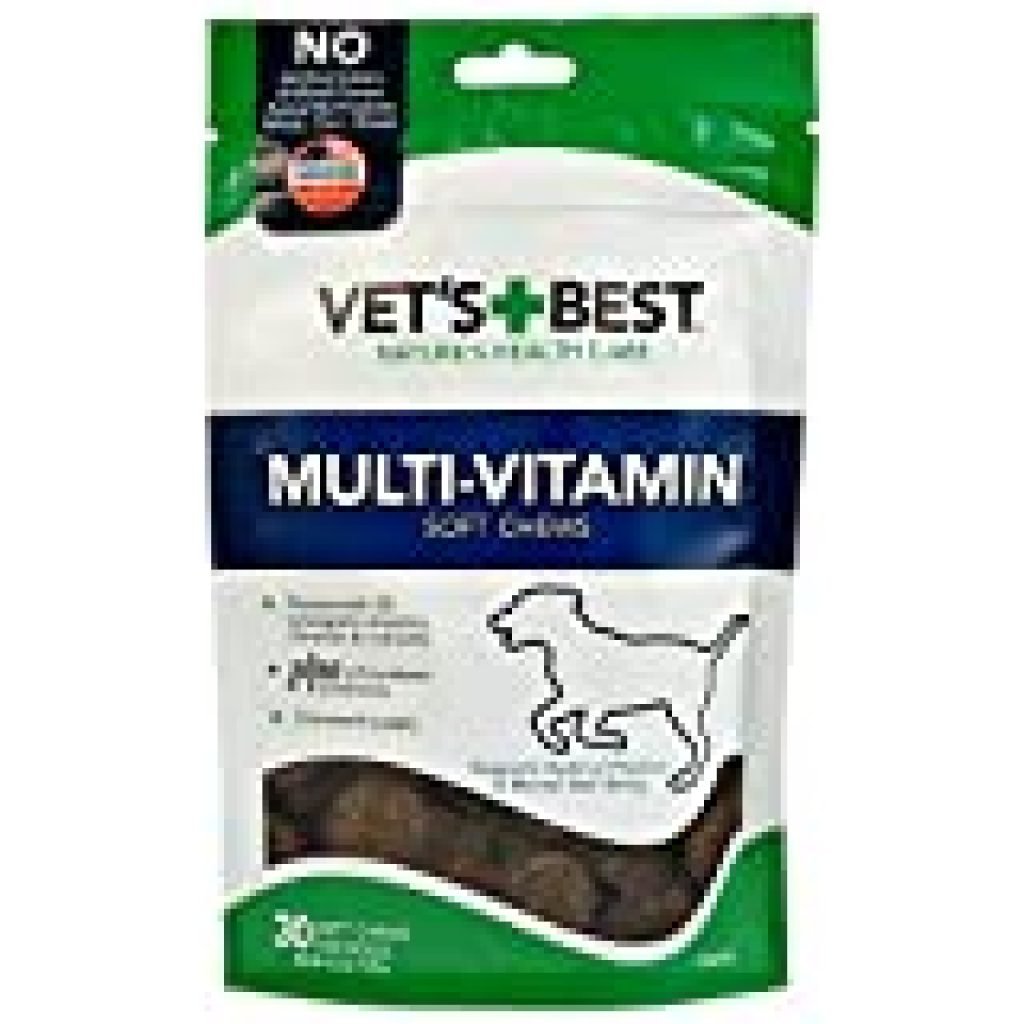 Vet's Best Multi-Vitamin Soft Chew Dog Supplements | Vitamins for Dogs