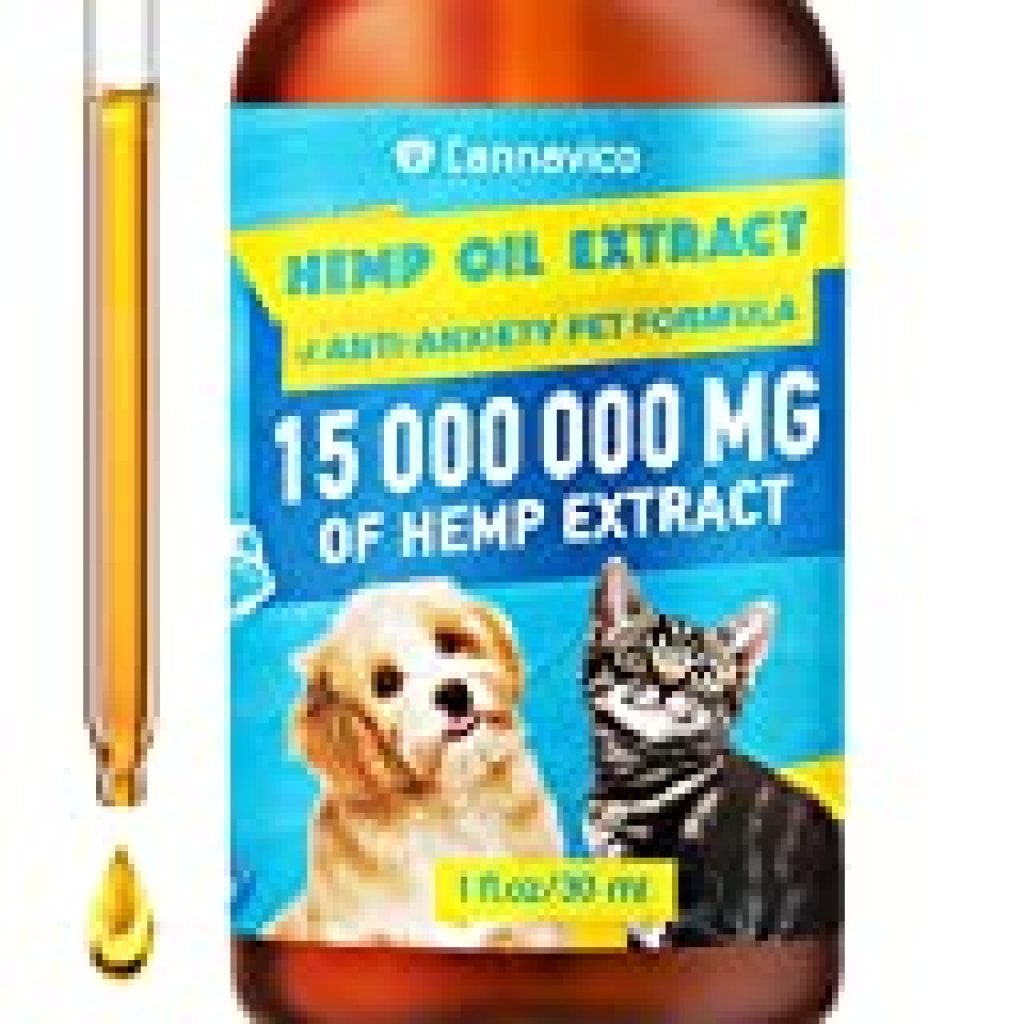 CANNAVICO Hemp Oil Dogs Cats 15 000 000 mg Pet Separation Anxiety