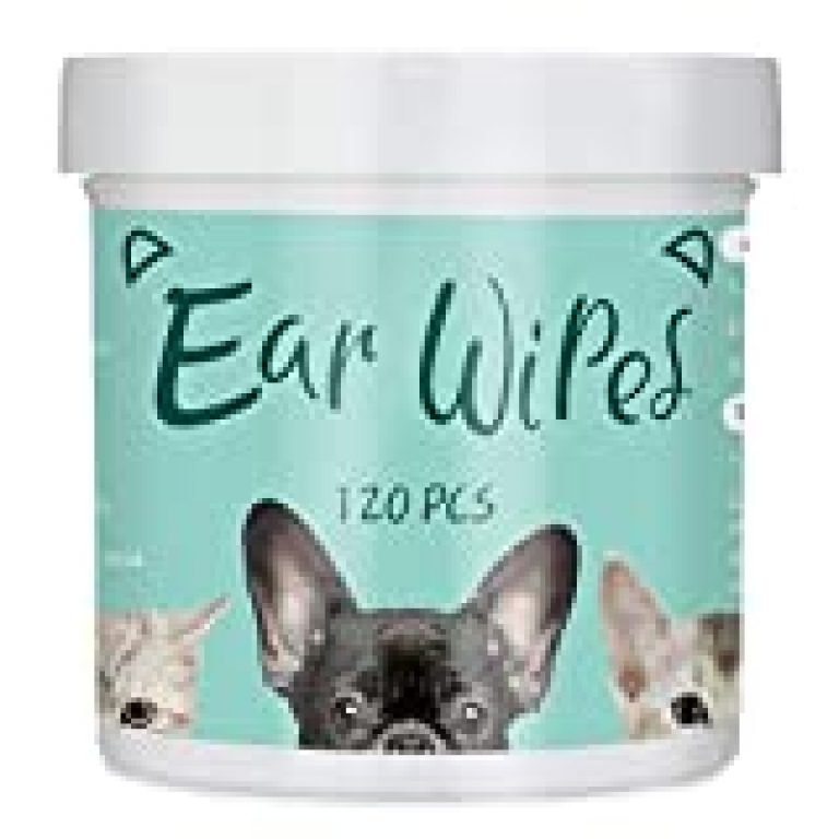 EXPAWLORER Dog Ear Wipes 120 Count Otic Cleaner for Dogs Cats Puppy