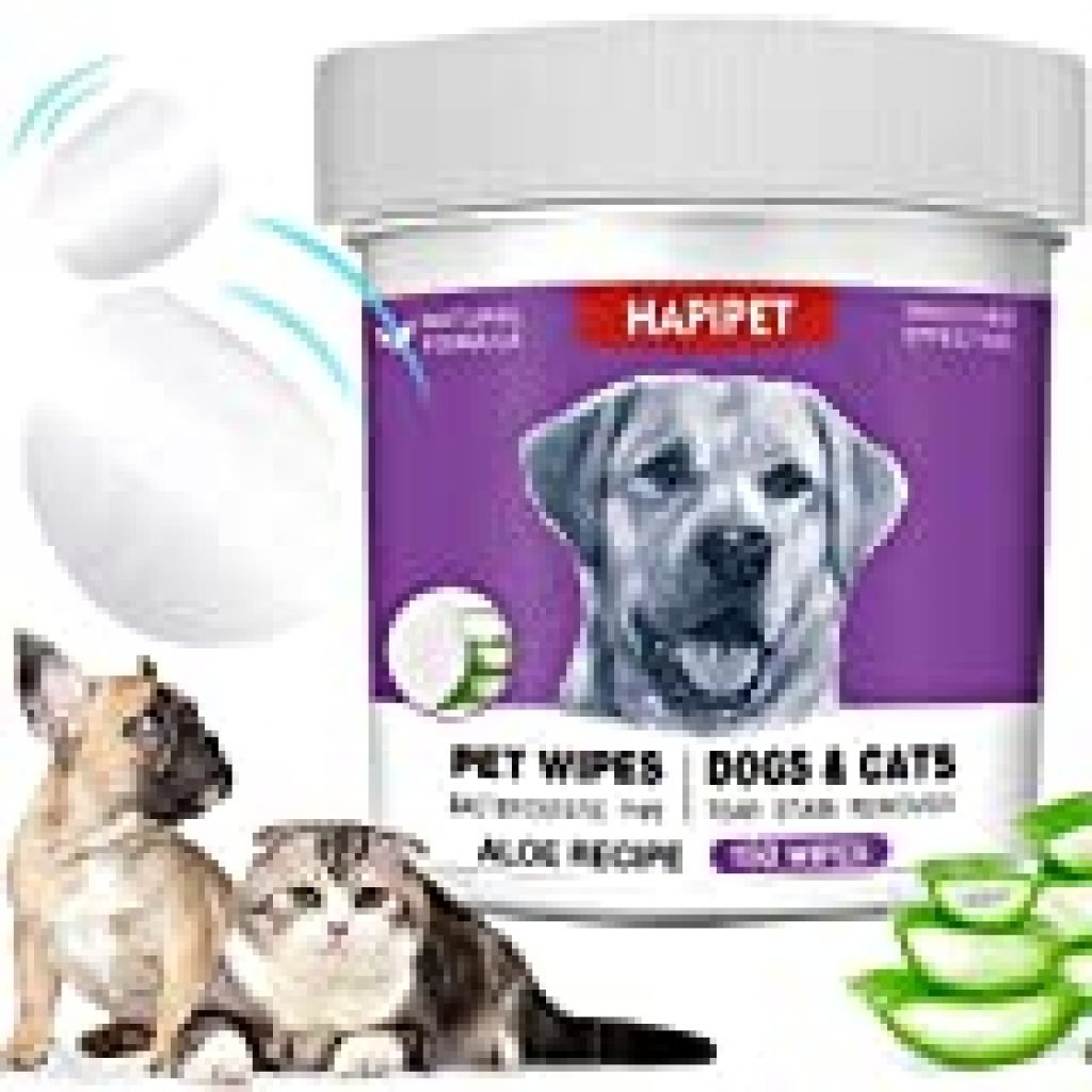 150 Pads Pet Eye Wipes,Eye Tear Stain Remover Wipes for Cats & Dogs,Eye