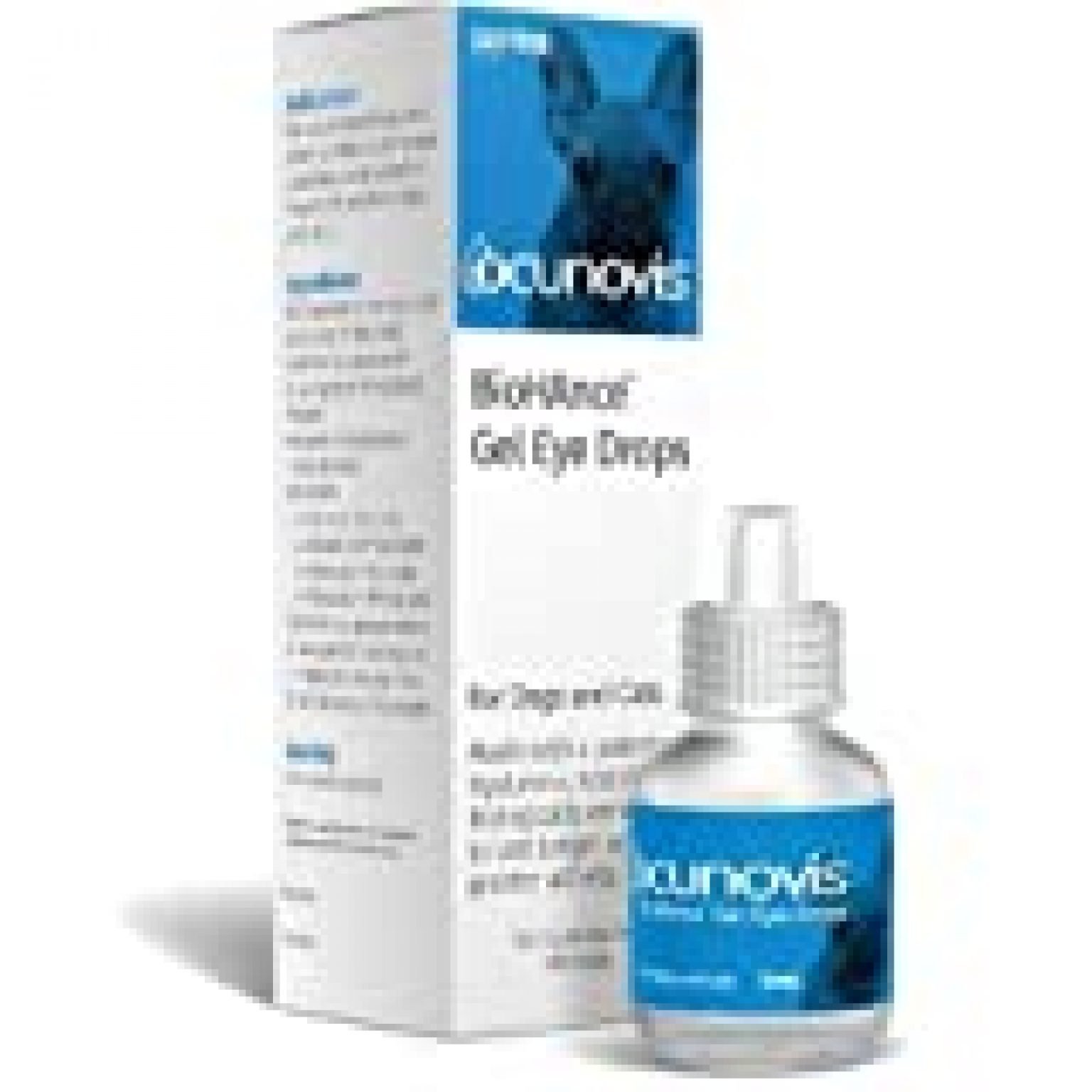 Eye Lube for Dogs and Cats, Ocunovis BioHAnce Gel Eye Drops Artificial Tears for Dog Dry Eye and