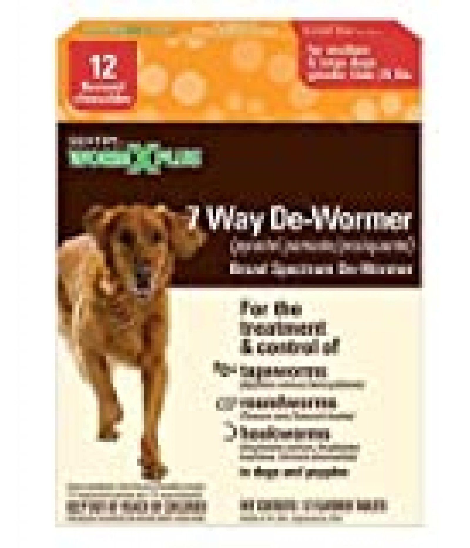 SENTRY Worm X Plus 7 Way DeWormer Large Dogs (12 count) - dogbowwow.com