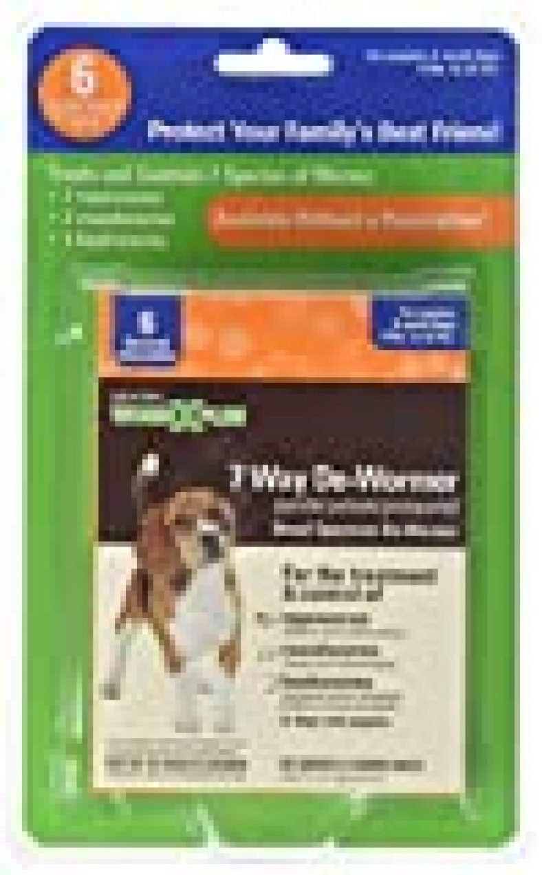 Sentry Worm X Plus 7 Way DeWormer Small Dogs (6 Count) - dogbowwow.com