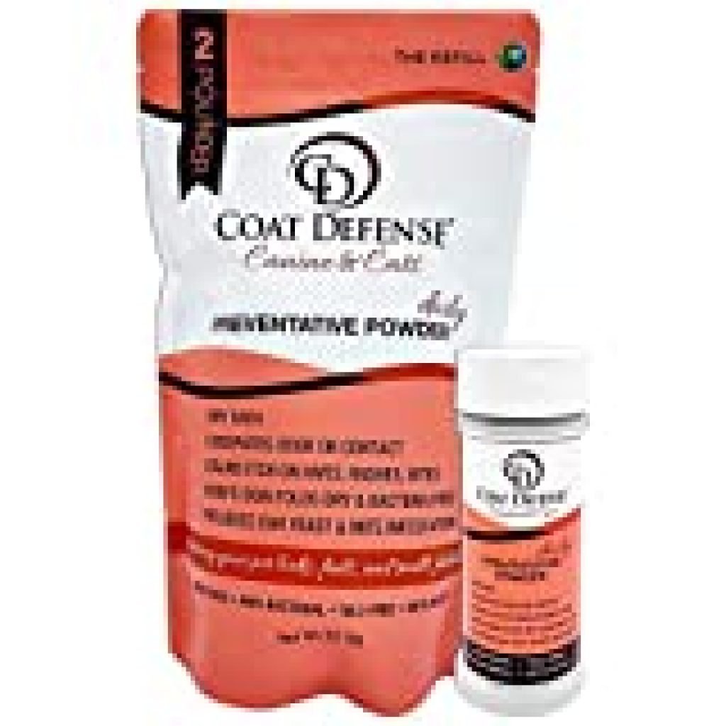 COAT DEFENSE Canine Daily Preventative Powder Refill Bundle 38 Oz