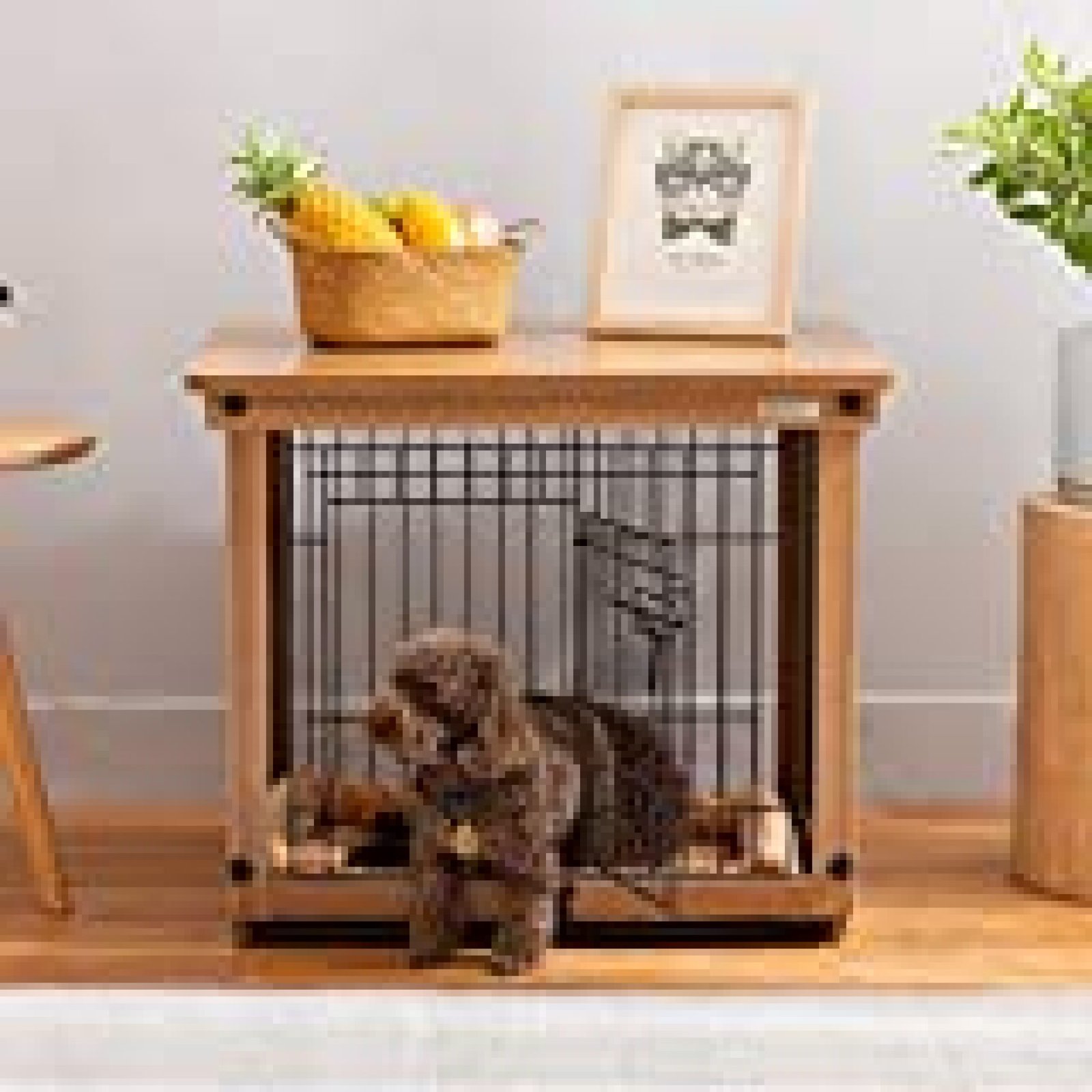 simply-wood-wire-dog-crate-with-pet-pad-slide-tray-pet-crate-end