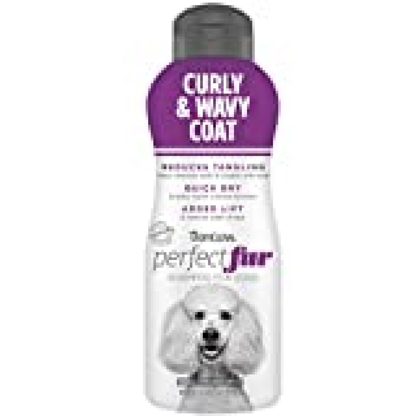 TropiClean PerfectFur Curly & Wavy Coat Shampoo for Dogs, 16oz - Use ...