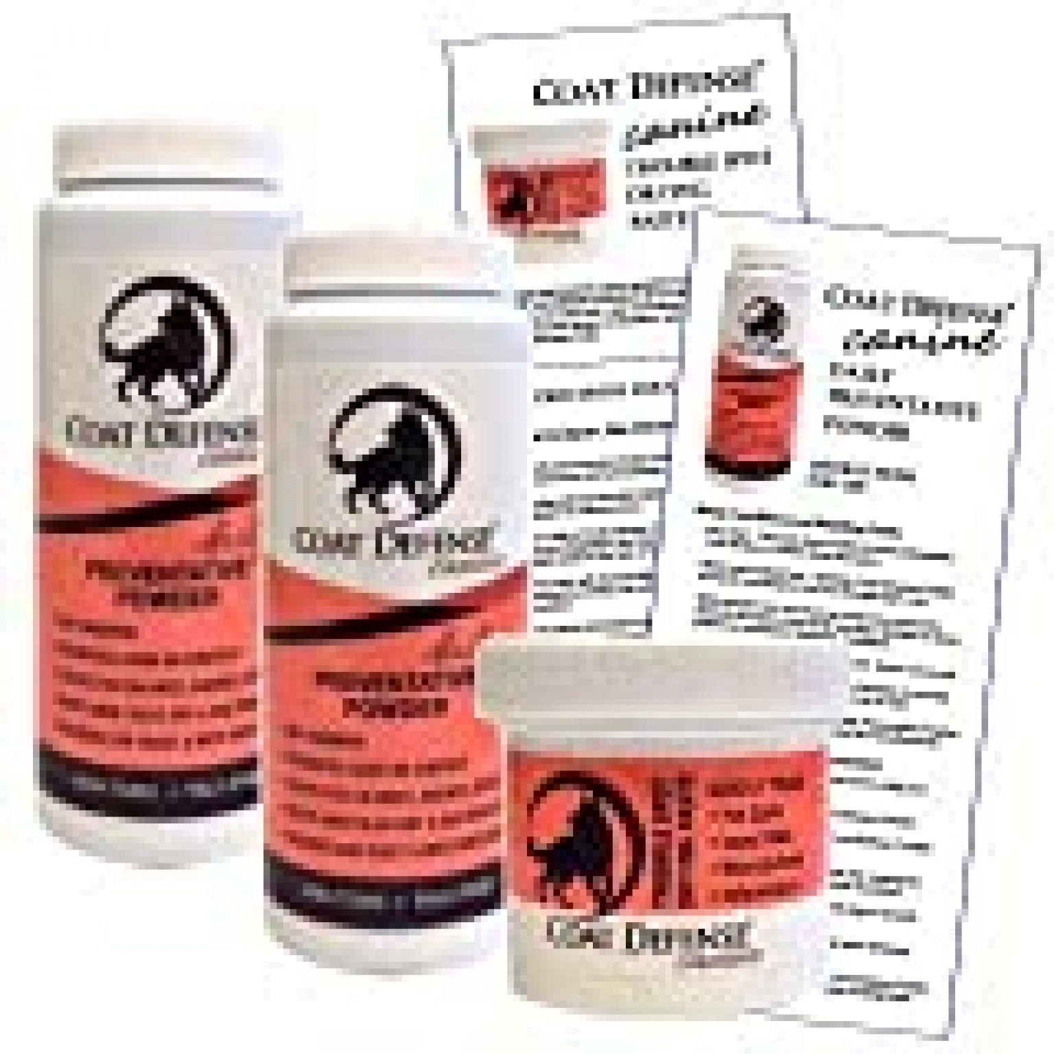 COAT DEFENSE Canine Bundle: 1 Trouble Spot Drying Paste + 2 Daily 