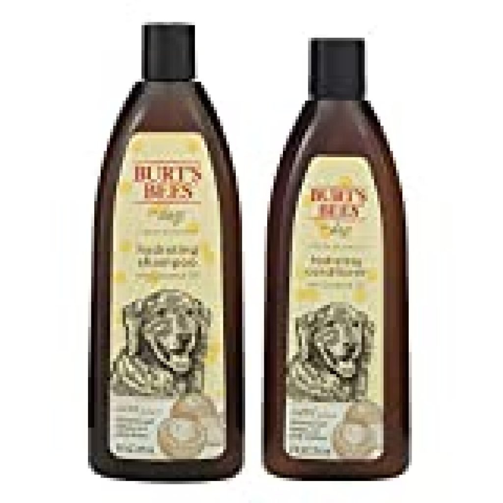 Combo Pack: Burt's Bees for Dogs Care Plus+ Hydrating Shampoo and Conditioner with Coconut Oil