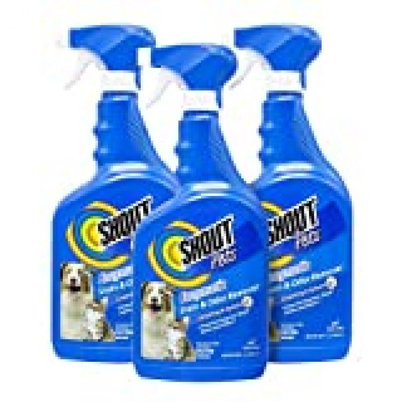 SHOUT for Pets Enzymatic Stain and Odor Remover Carpet and Upholstery Cleaner Solution in