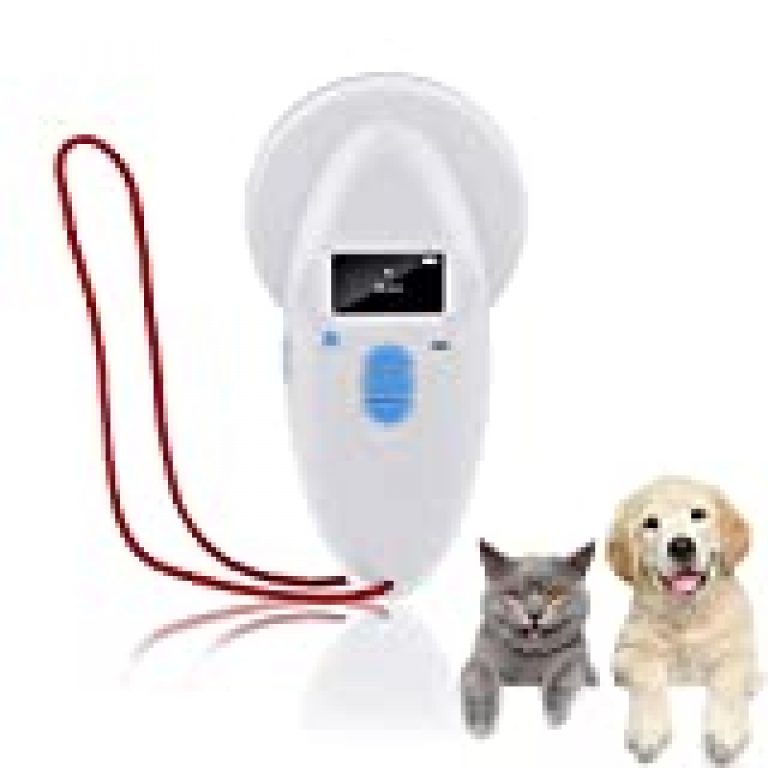 Pet Microchip Scanner, RFID Chip Reader Scanner 134.2Khz Animal Pet ...