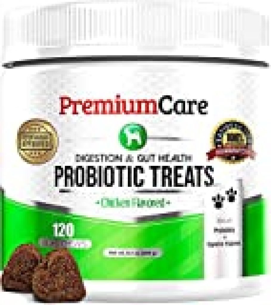 PREMIUM CARE Probiotics for Dogs - Made in USA - Vet Approved - Advanced Dog Probiotics