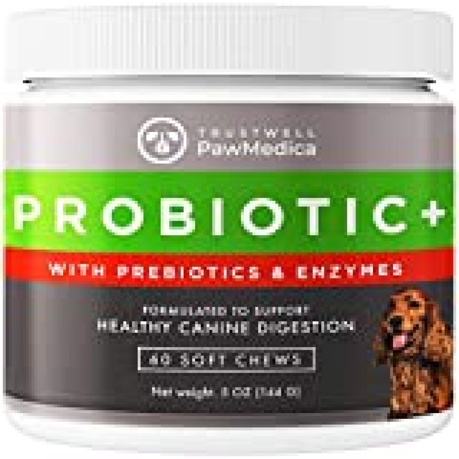 PawMedica Dog Probiotics and Digestive Enzymes, Probiotics for Dogs Made in USA, Pet Probiotic