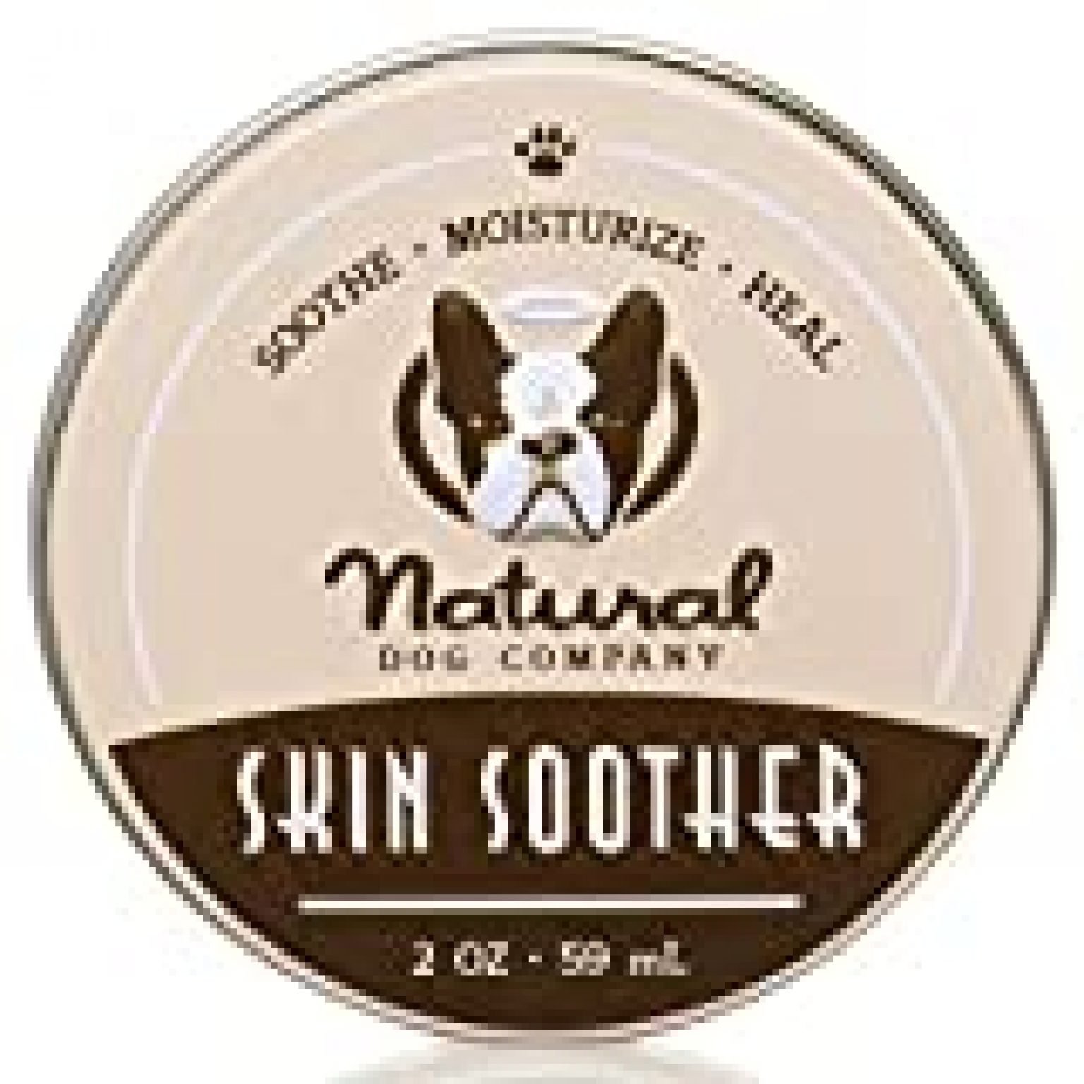 Natural Dog Company Skin Soother, All Natural Healing Balm for Dogs, Relieves Dry, Itchy Skin