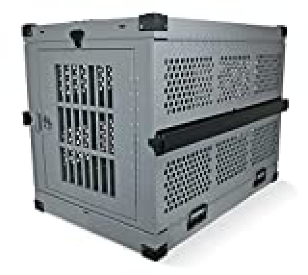 Extra Large Folding Dog Crate Deluxe – Collapsible Travel Carrier with ...