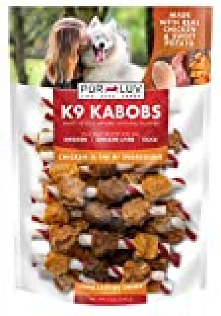 Pur Luv K9 Kabob Real Chicken, Duck, and Sweet Potato Dog Treats, Brown (84727) - dogbowwow.com