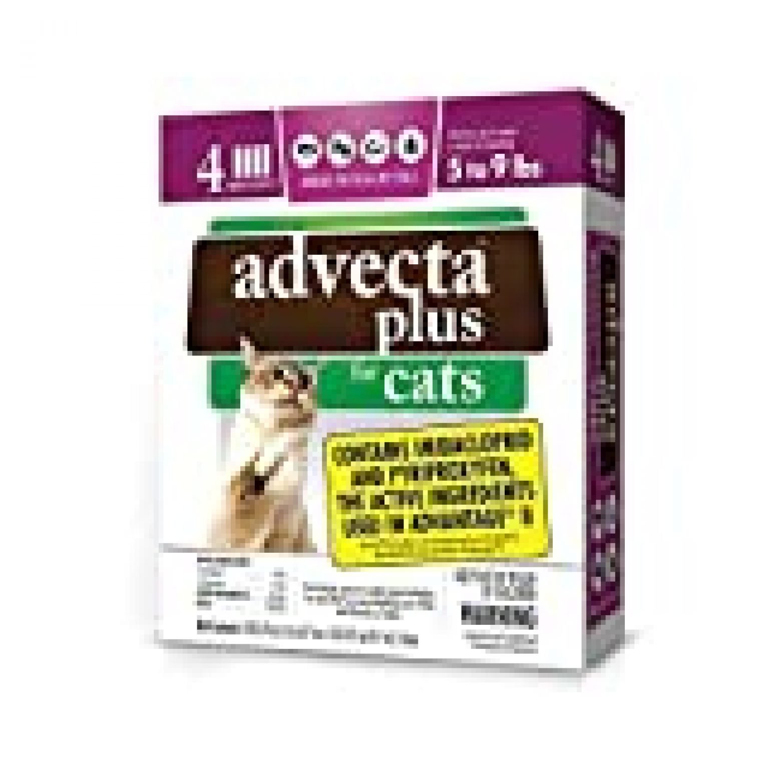 Advecta Plus Flea Protection for Small Cats, LongLasting and Fast