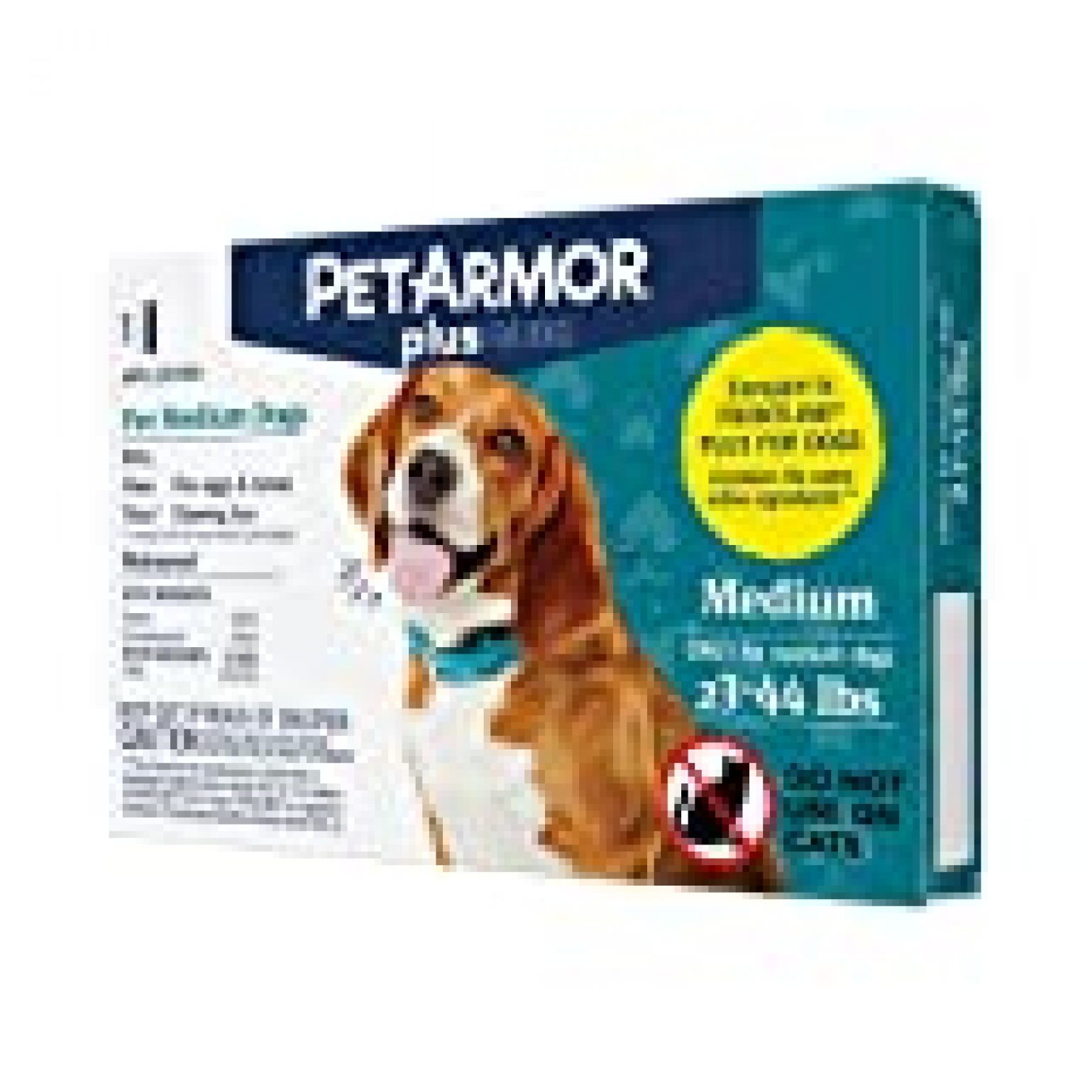 PetArmor Plus for Medium Dogs 23-44 lbs, Flea and Tick Protection for ...