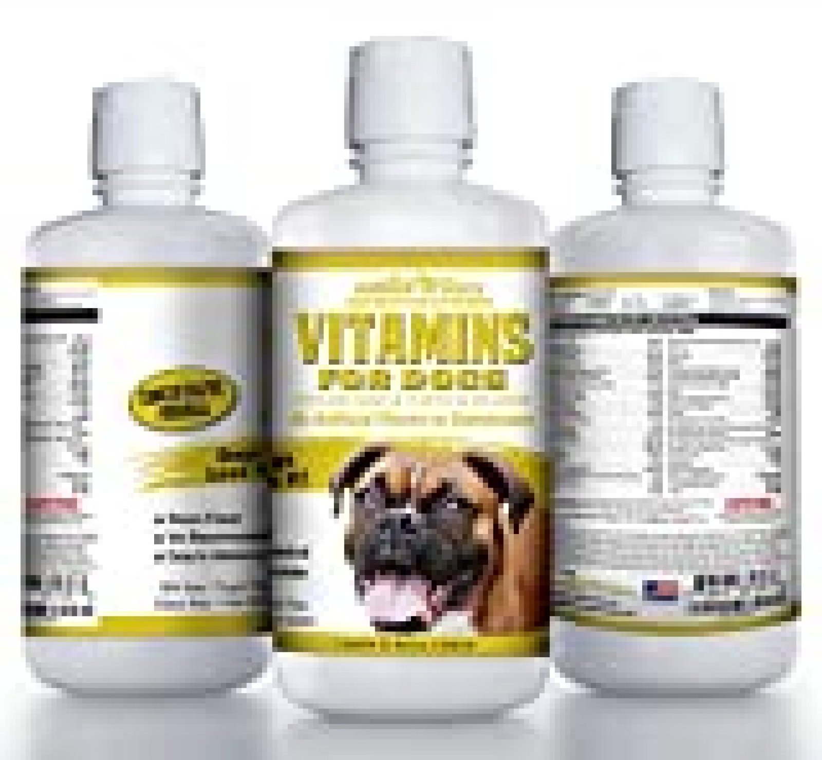 100 Natural Dog Vitamins and Supplements Liquid Multivitamin for