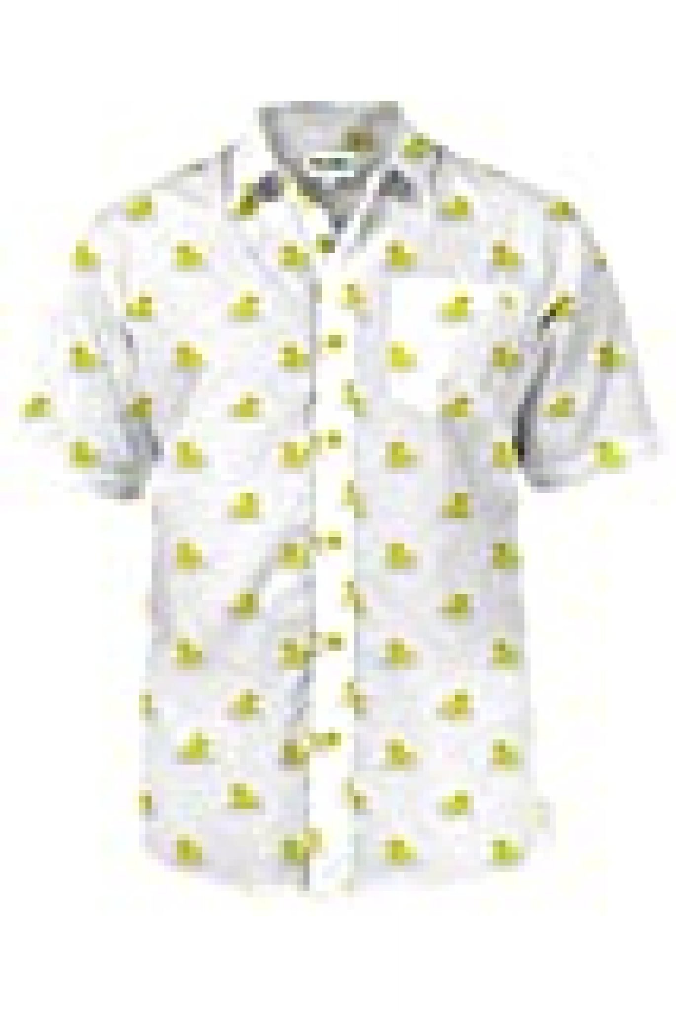 Men's White Dapper Ducky Hawaiian Shirt - Rubber Duck Button Down Aloha ...