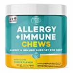 Ready Pet Go! Allergy Immune Supplement for Dogs with Itch Relief & Allergy Relief | Omega 3 for Dogs + Probiotics for Dogs | Hot Spots | 90 Vitamins for Dogs