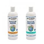 earthbath Oatmeal & Aloe Shampoo & Conditioner Pet Grooming Set, Fragrance Free, 16 oz – Itchy, Dry Skin Relief – Made in USA