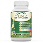 All-Natural Hip & Joint Supplement for Dogs – with Glucosamine, Chondroitin, MSM, and Organic Turmeric – Supports Healthy Joints in Large & Small Canines – 90 Servings