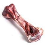 EETOYS Dog Toys for Aggressive Chewers Nearly Indestructible Dog Chew Toys for Large Medium Small Dogs Teething Puppies Durable Tough Dog Toys Puppy Chew Toys Made with Hard Nylon (L, Marbled Red)