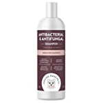 Antibacterial & Antifungal Shampoo For Dogs & Cats – Contains Ketoconazole & Chlorhexidine – Dog Skin Yeast Infection Treatment – Effective Against Ringworm, Pyoderma, Bacteria & Fungus. 16oz