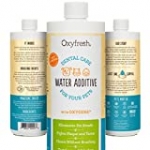 Oxyfresh Premium Pet Dental Care Solution Pet Water Additive: Best Way to Eliminate Bad Dog Breath and Cat Breath – Fights Tartar and Plaque – So Easy, just add to Water! Vet Recommended! 16 oz
