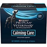 Purina Pro Plan Veterinary Supplements Calming Care Canine Formula Dog Supplements – 45 ct. Box