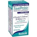 HealthAid TravelProbio 30 Caps – 20 Billion CFU with Prebiotic