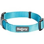 Blueberry Pet Essentials 22 Colors Classic Dog Collar, Turquoise, Small, Neck 12″-16″, Nylon Collars for Dogs