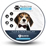Pedicine Dog Flea Collar for Flea and Tick Treatment and Prevention | One Size Fits All, Collars Work for Dogs and Puppies, 100% Natural Ingredients | for Small, Medium and Large Dogs