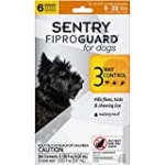 SENTRY Fiproguard for Dogs, Flea and Tick Prevention for Dogs (5-22 Pounds), Includes 6 Month Supply of Topical Flea Treatments