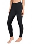 Jockey womens Ankle With Wide Waistband Leggings, Deep Black, Medium US