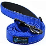 Max and Neo Reflective Nylon Dog Leash – We Donate a Leash to a Dog Rescue for Every Leash Sold (Blue, 6 FT)