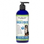 Wild Caught Fish Oil for Dogs – Omega 3-6-9, GMO Free – Reduces Shedding, Supports Skin, Coat, Joints, Heart, Brain, Immune System – Highest EPA & DHA Potency – Only Ingredient is Fish – 16 oz