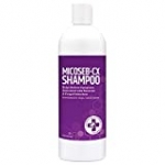 Pet MD Micoseb-CX Medicated Shampoo for Dogs, Cats, & Horses with Miconazole, & Chlorhexidine for Fungal & Bacterial Skin Infection Treatment of Yeast, Ringworm, Mange, Acne (16 oz)