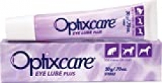 OptixCare Eye Lube Plus + Hyaluron 20g for Dog Cat Horses, Pack of 3. Improved Version