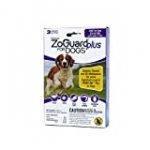 ZoGuard Plus Flea and Tick Prevention for Dogs, Medium 23-44 lbs, 3 Months, 3 Doses