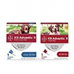 K9 Advantix II Flea and Tick Prevention for Dogs, One-Month Bundle for Both Extra-Large and Large Dogs