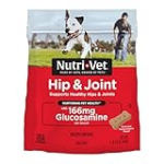 Nutri-Vet Hip & Joint Biscuits for Dogs – Tasty Dog Glucosamine Treat & Dog Joint Supplement – Small Sized Biscuit with 166mg Glucosamine – 16 oz