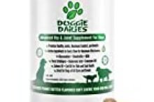 Doggie Dailies Glucosamine for Dogs, 225 Soft Chews, Advanced Hip and Joint Supplement for Dogs with Glucosamine, Chondroitin, MSM, Hyaluronic Acid and CoQ10, Premium Dog Glucosamine (Peanut Butter)