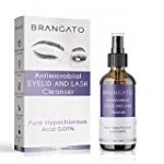 Brangato Eyelid and Lash Cleanser – Dry Eye Relief, Stye and Blepharitis Treatments, FDA-Cleared Hypochlorous Acid Spray, 60mL(2oz)